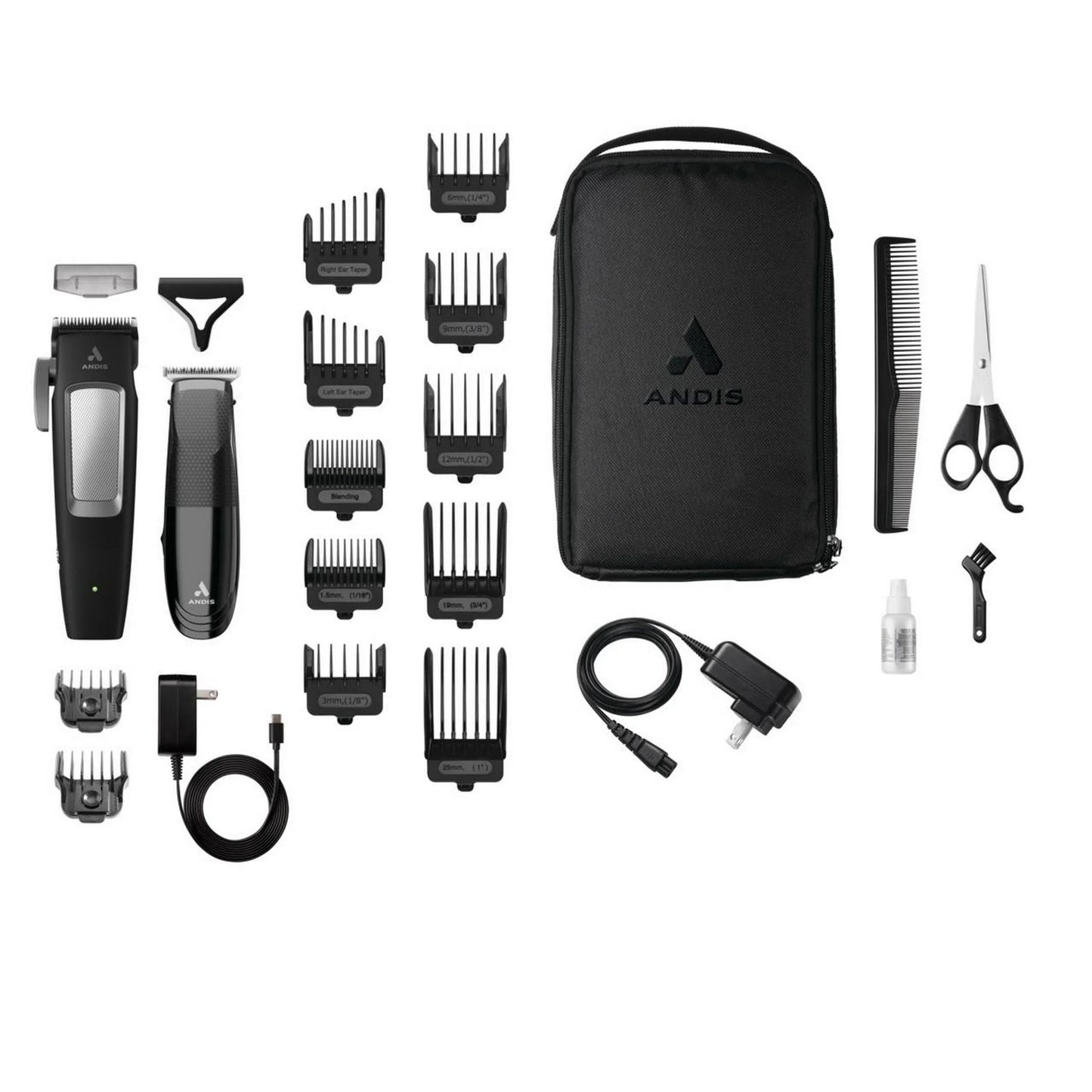 Andis inCRED Cordless Clipper and Cordless T-Blade Trimmer Combo Set