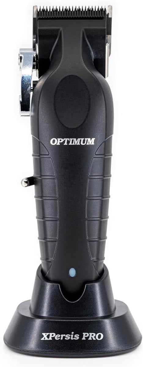 XPERSIS PRO Optimum Floating Lever Barber Cordless Hair Clipper DLC Taper Blade with Charging Stand