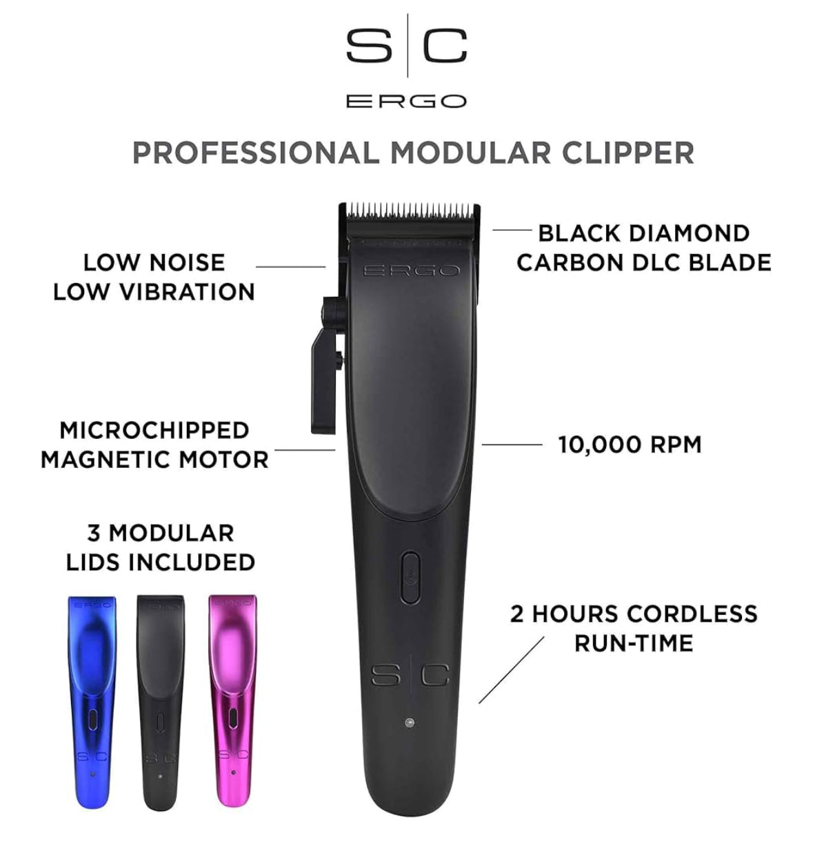 S|C Ergo Magnetic Cordless Clipper