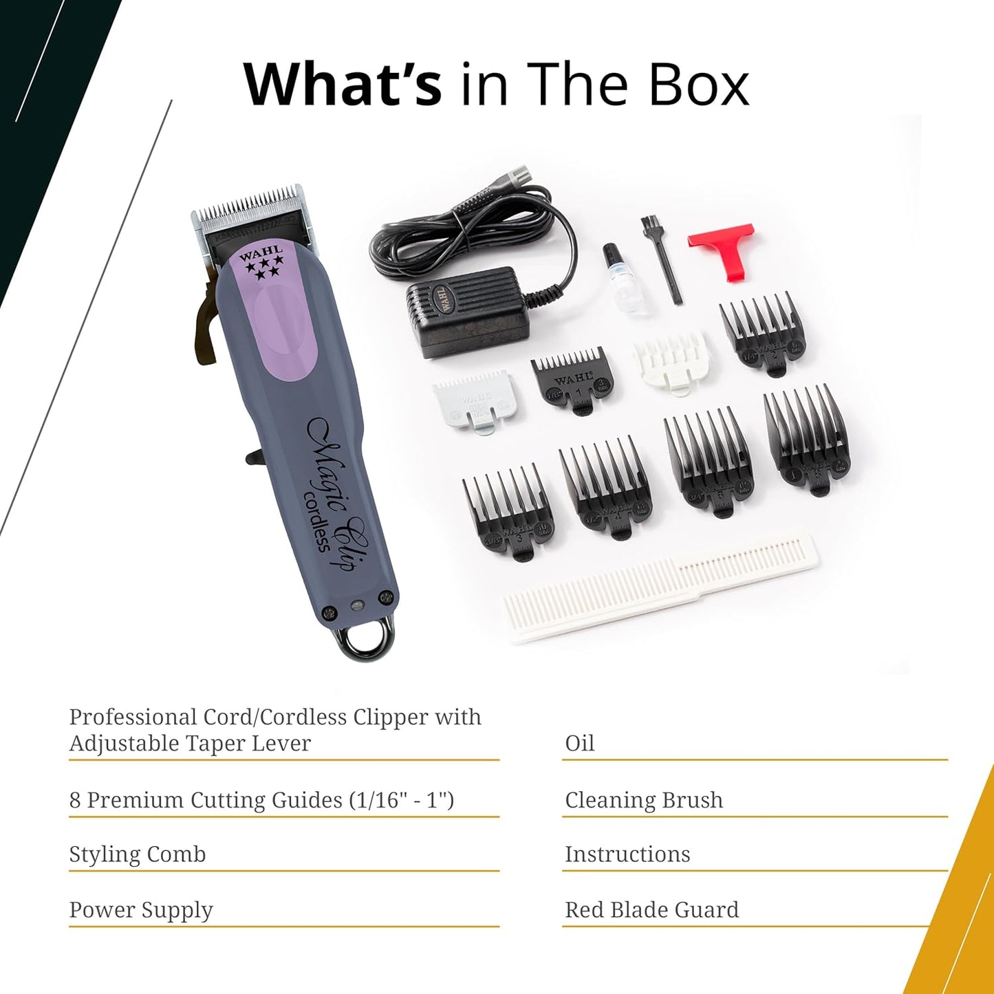 Wahl Magic Purple Cordless Clipper