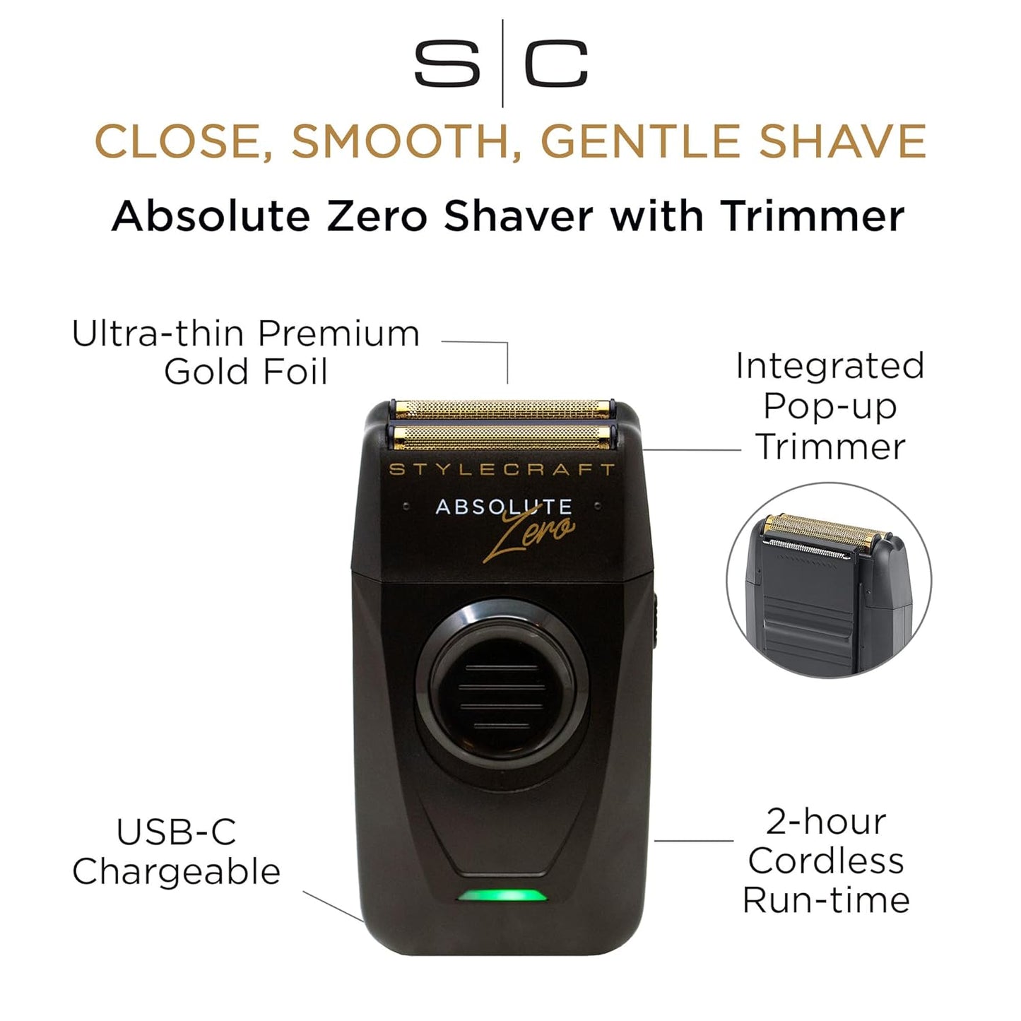 S|C Absolute USB Double Foil Shaver
