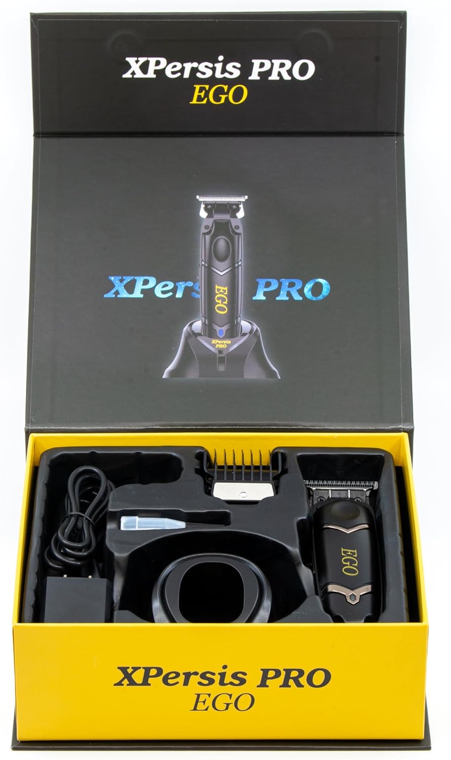 XPERSIS PRO Ego Black Combo Cordless Hair Trimmer and Foil Shaver