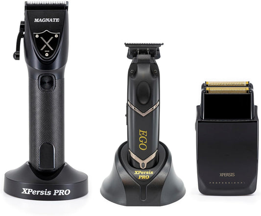XPERSIS PRO Magnate Black Cordless Barber Combo Set