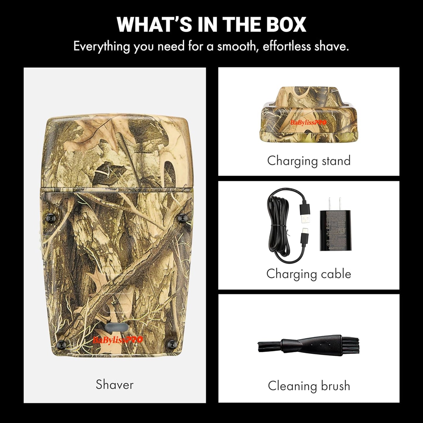 BaByliss PRO Camo Collecion Compact LO-PROFX Single Foil Shaver