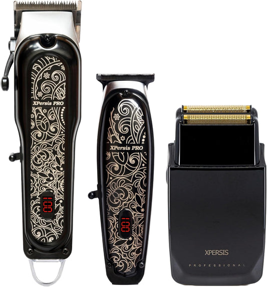 XPERSIS PRO Black Barber Combo and Foil Shaver