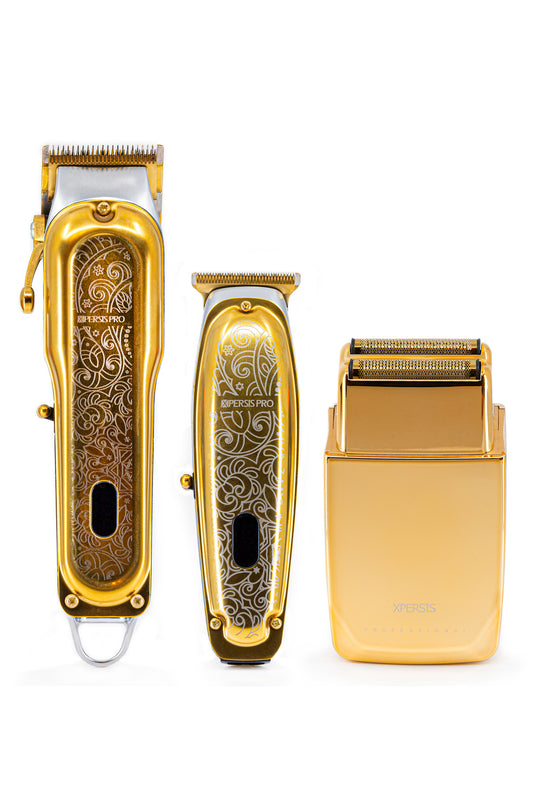 XPERSIS PRO Gold Barber Combo and Foil Shaver