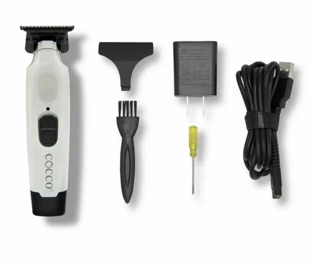 Cocco Veloce Pro White Digital Gap Cordless Trimmer with Stand