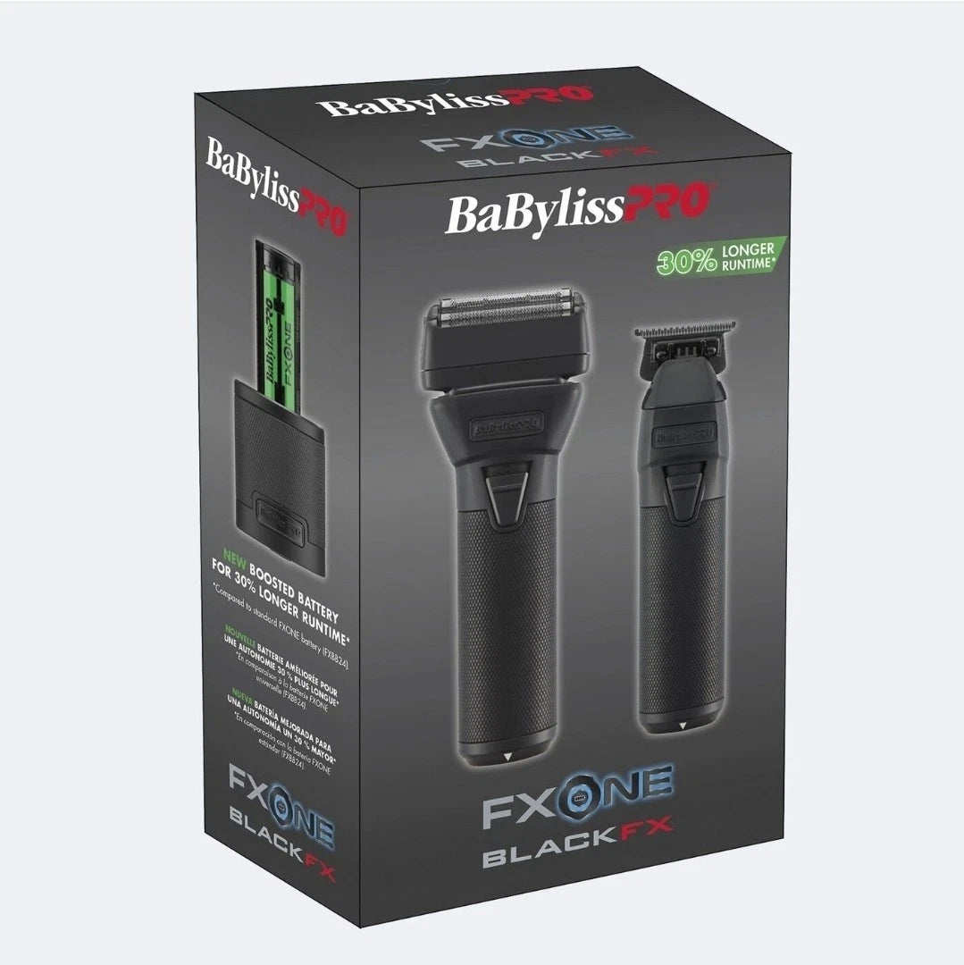 Babyliss Pro FXONE Matte Black Trimmer & Double Foil Shaver | FX1FSTMBPK