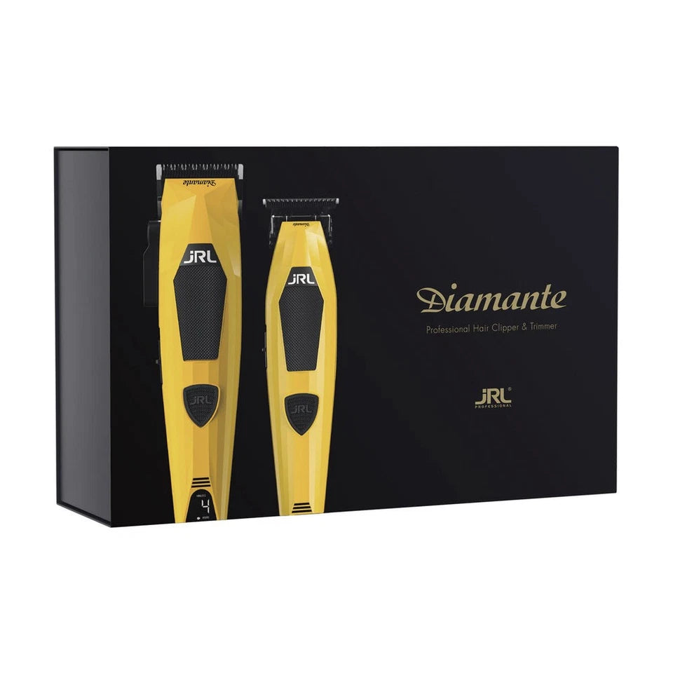 JRL Yellow Diamante Barber Combo NO Lamborghini Logo