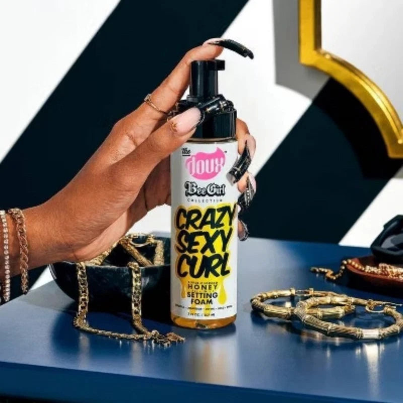The Doux Crazy Sexy Curl Hoeny Setting Hair Spray Foam