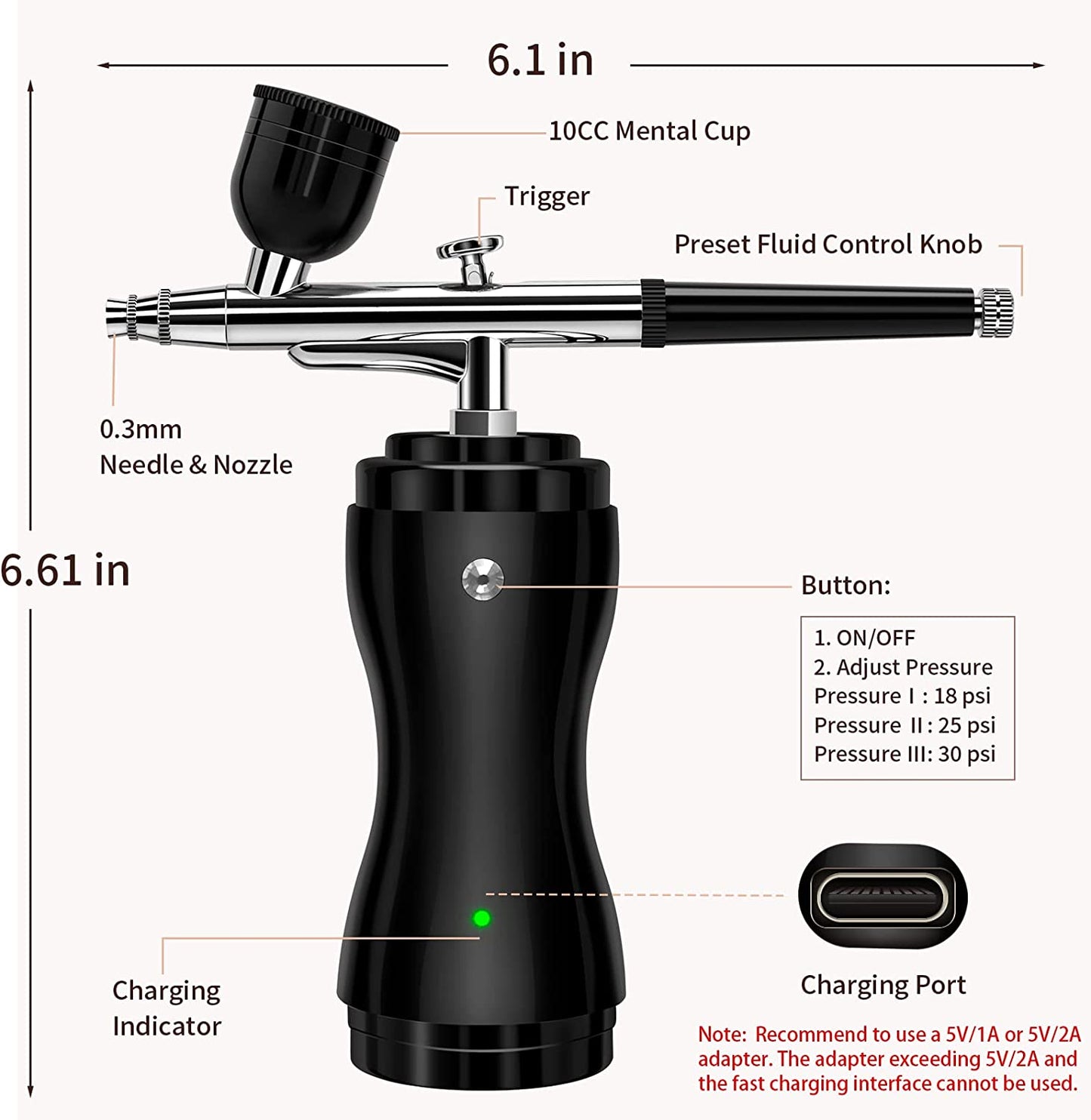 XPERSIS PRO Airbrush Gold