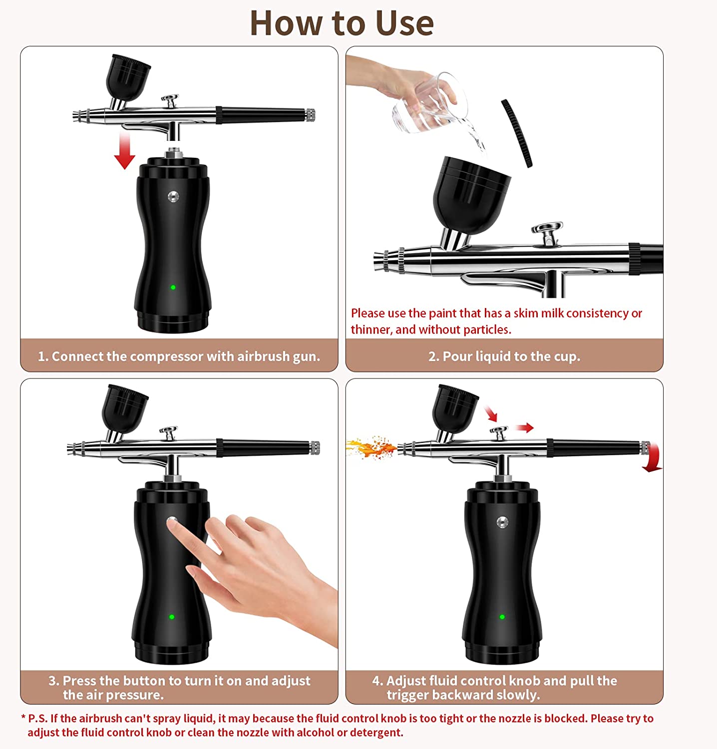 XPERSIS PRO Airbrush Gold