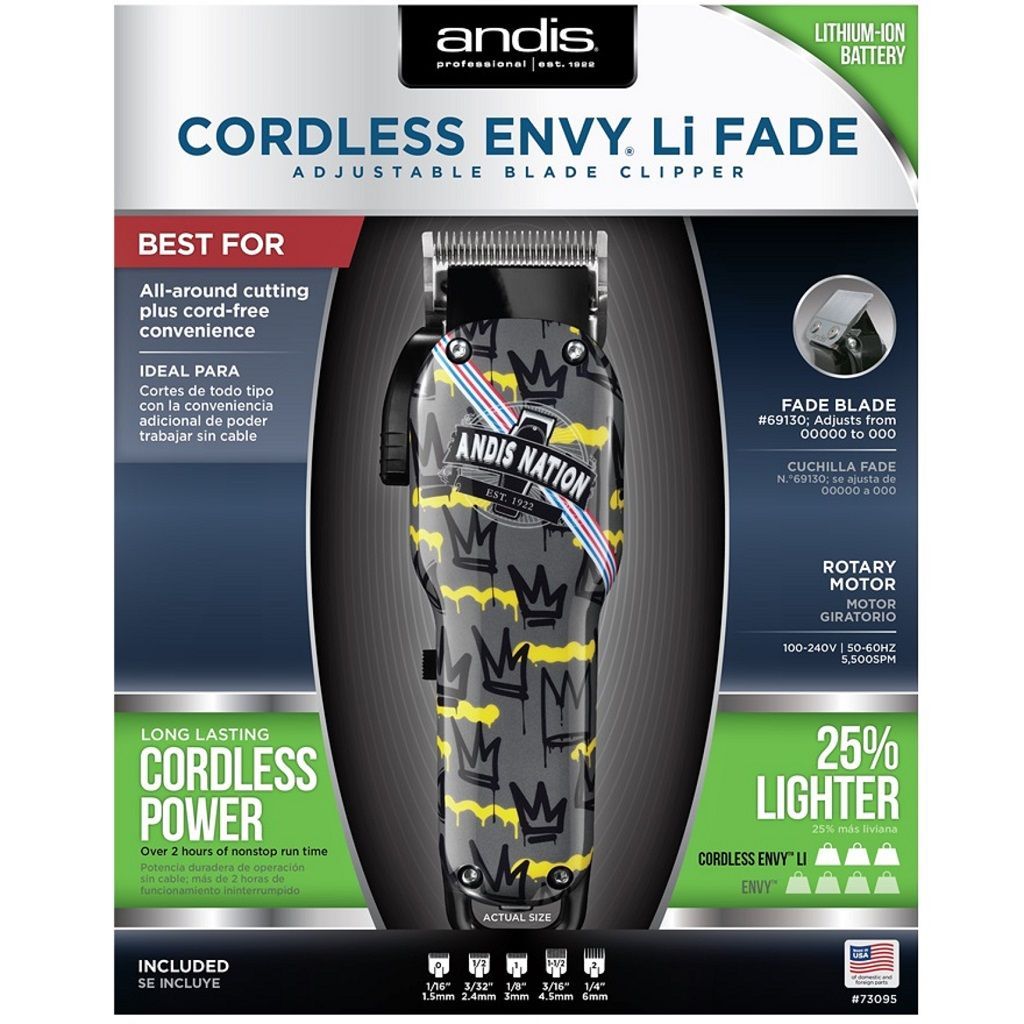 Andis Nation Envy Cordless Clipper