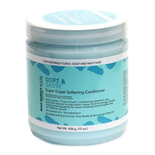 Aunt Jackie's Kids Soft and Sassy Super Duper Softening Conditioner 15 oz