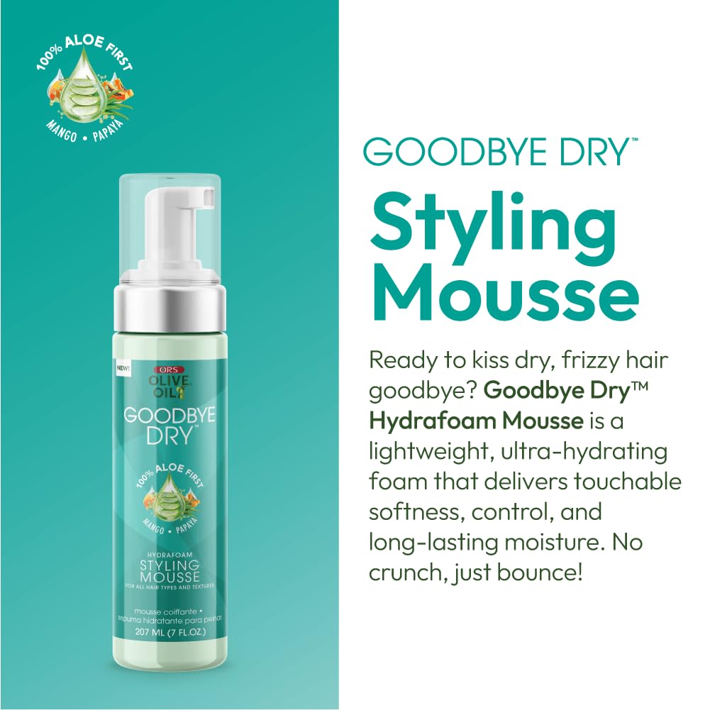 ORS Olive Oil Goodbye Dry Hydrafoam Styling Mousse Spray