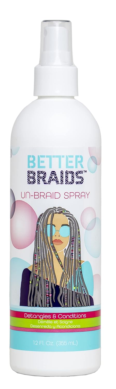 Better Braids Un-Braid Hair Spray 12 oz