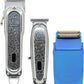 XPERSIS PRO Silver Barber Combo and Blue Foil Shaver