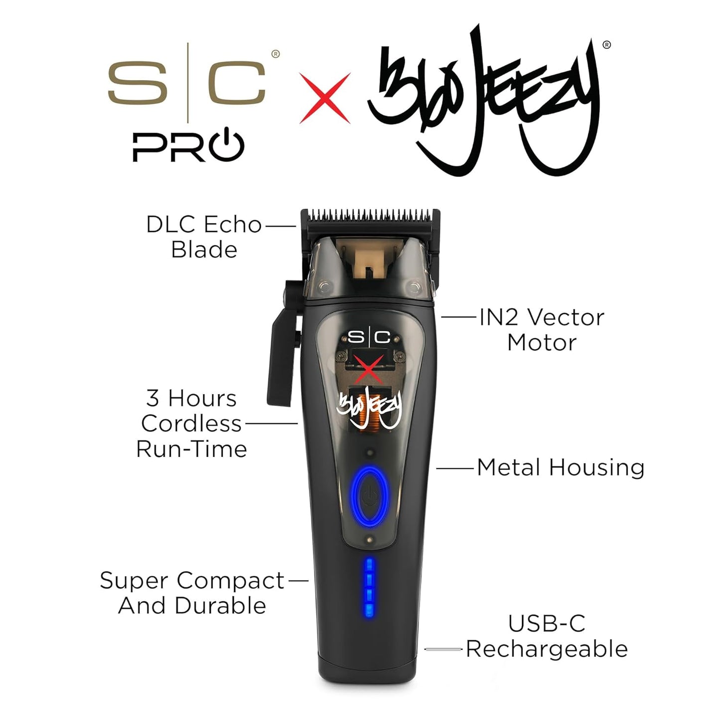 S|C 360 Jeezy Cordless Clipper