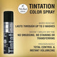 Red by Kiss Tintation Black Temporary Hair Color Spray Pack Of Two 2.82 oz each