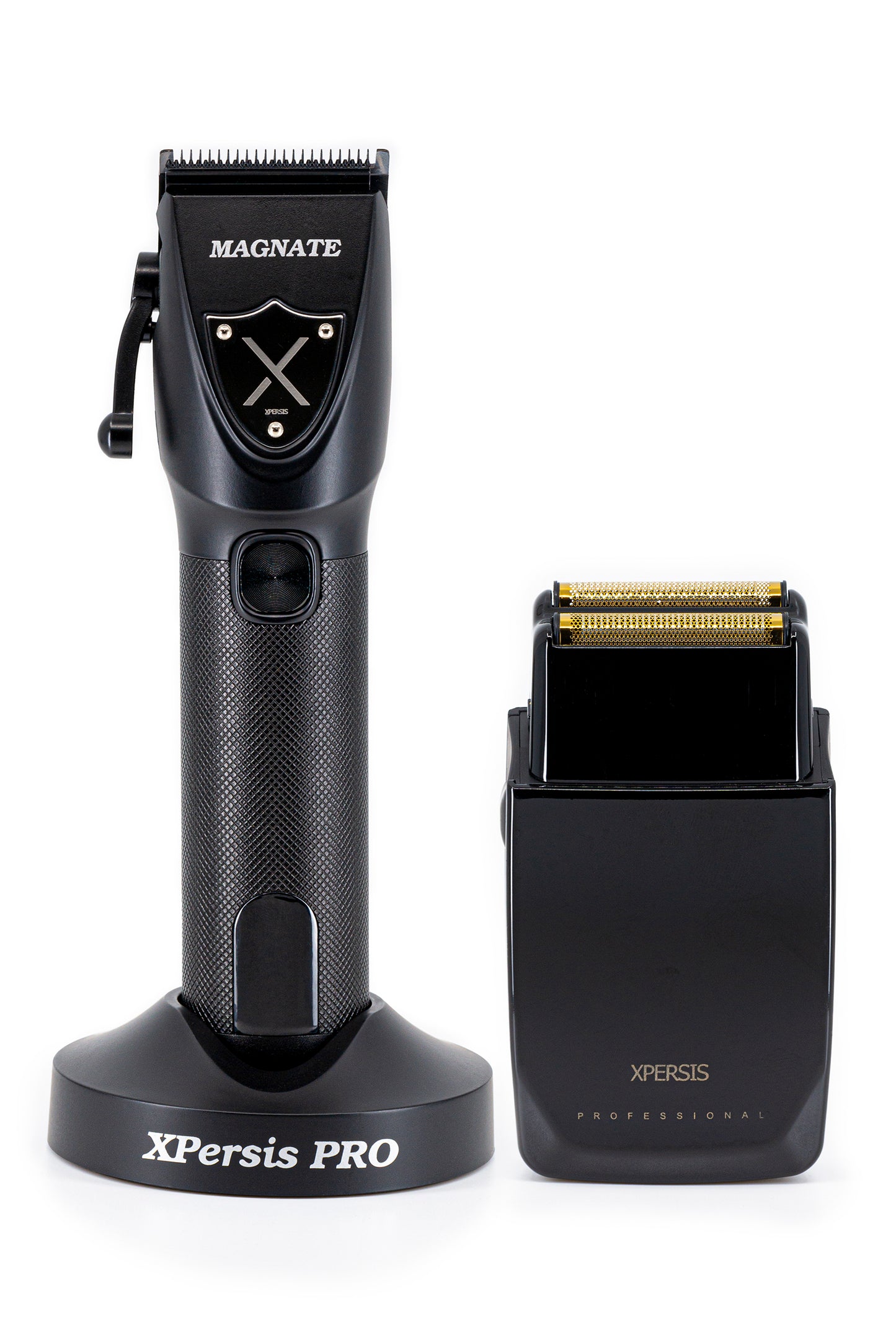XPERSIS PRO Magnate Black Combo Cordless Hair Clipper & Foil Shaver