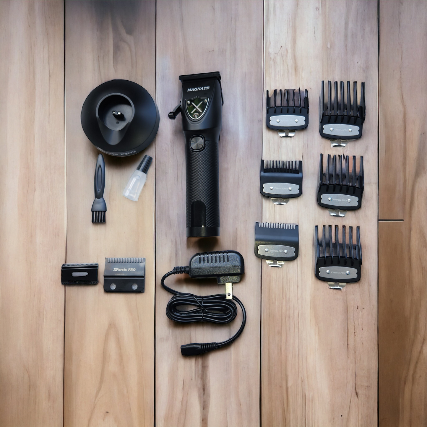 XPERSIS PRO Magnate Black Combo Cordless Hair Clipper & Foil Shaver