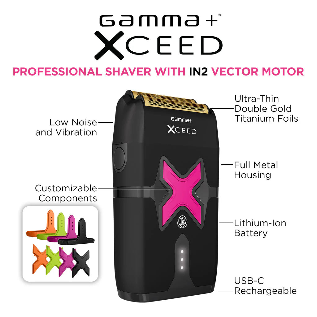 Gamma+ XCEED Vector Motor Double Foil Shaver