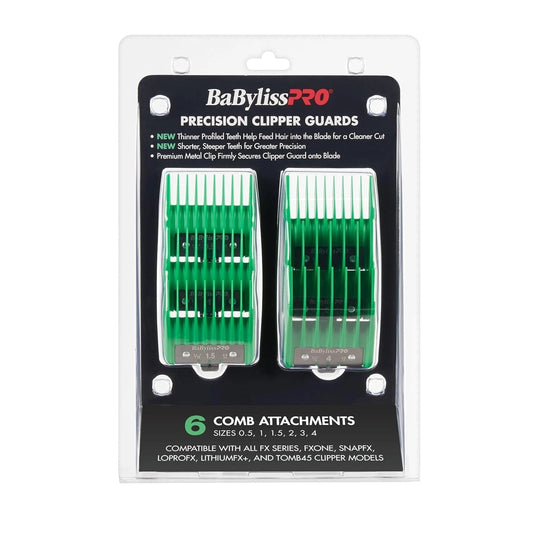 BaBylissPRO x Tomb45 Precision 6 Pc Clipper Guards Comb Set #FXPCG2