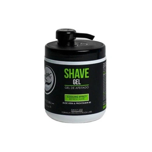 Rolda Shave Gel Cooling Effect Aloe Vera Pro-Vitamin B5 1000 ml