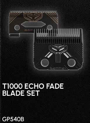Gamma+ T1000 Echo Fade Blade Set GP540B – Cooler Cutting Fade Blade