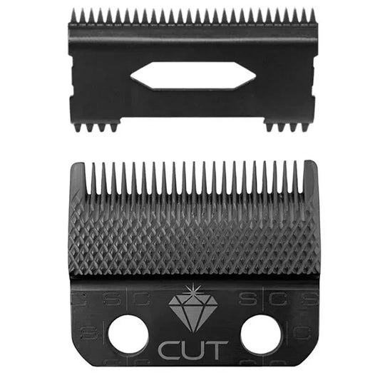 StyleCraft Diamond Cut DLC Fade Clipper Blade with DLC Shallow 2.0 Cutter SC540B