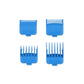 Gamma+ Dub Magnetic Tight Clipper Guards 4-Pack Cyan Blue