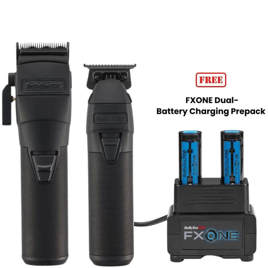 Babyliss PRO Tools Only FXONE Black Clipper And Trimmer Bonus Double Battery