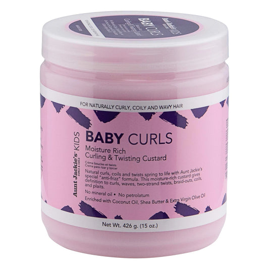 Aunt Jackie's Kids Baby Curls Curling & Twisting Custard 15 oz