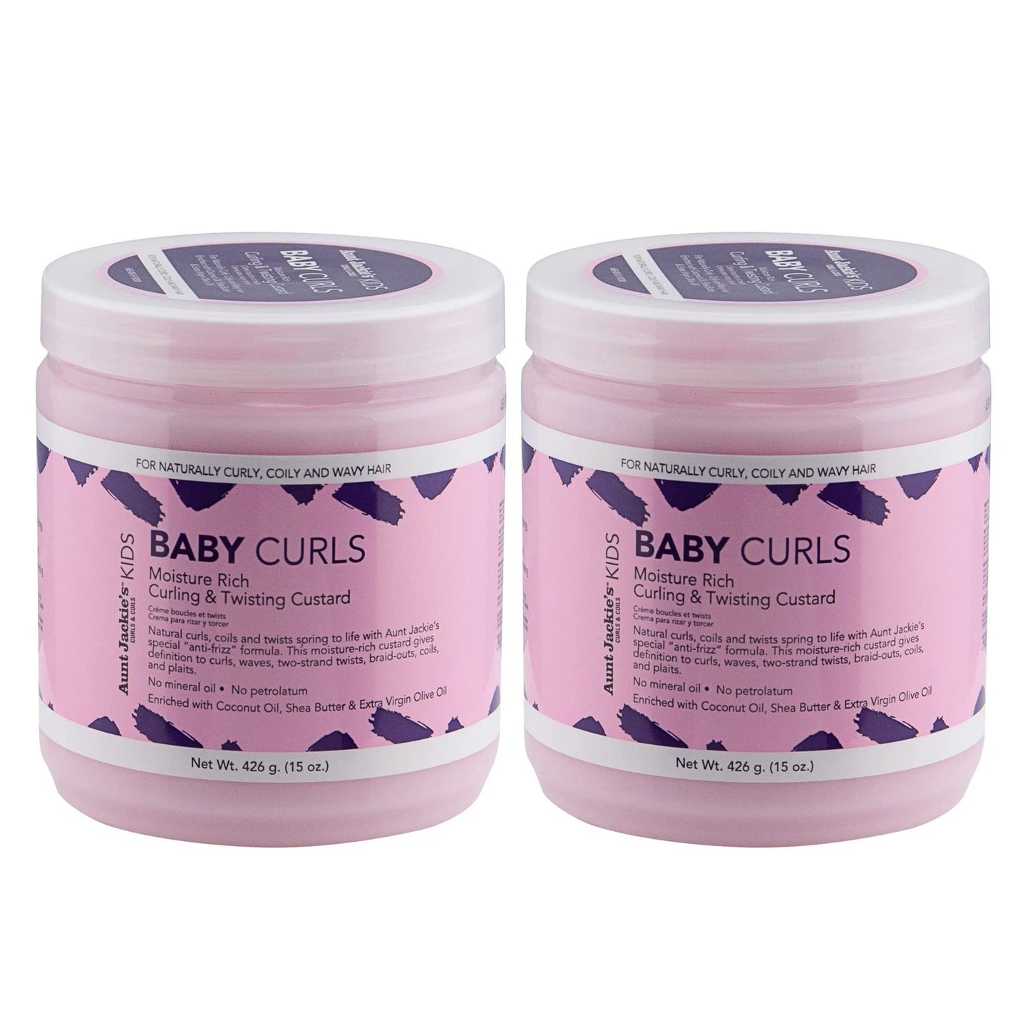 Aunt Jackie's Kids Baby Curls Curling & Twisting Custard 15 oz