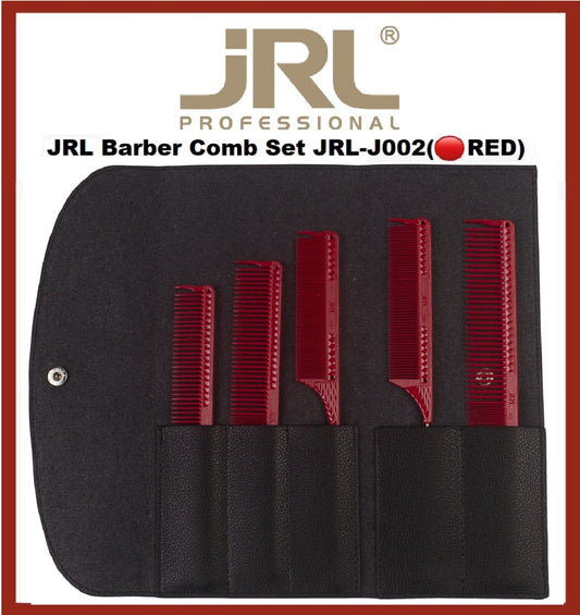 JRL Styling Set of 5 Barber Hair Stylist Comb