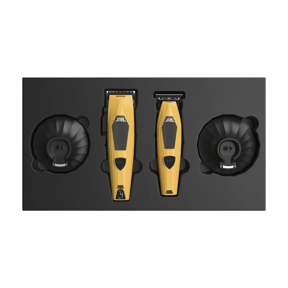 JRL Yellow Diamante Barber Combo NO Lamborghini Logo