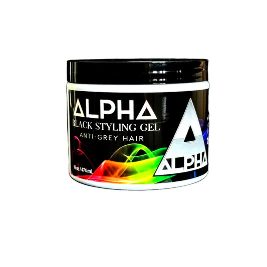 Alpha Anti-Grey Hair- Covers Gray Hair - Styling Gel 16 Oz