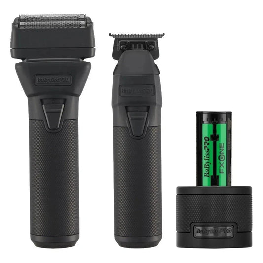 Babyliss Pro FXONE Matte Black Trimmer & Double Foil Shaver | FX1FSTMBPK