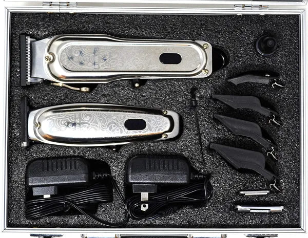 Msndb XPERSIS PRO Cordless Combo Set Silver With Carrying Case