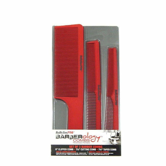 Babyliss FX Plastic Comb Set Red