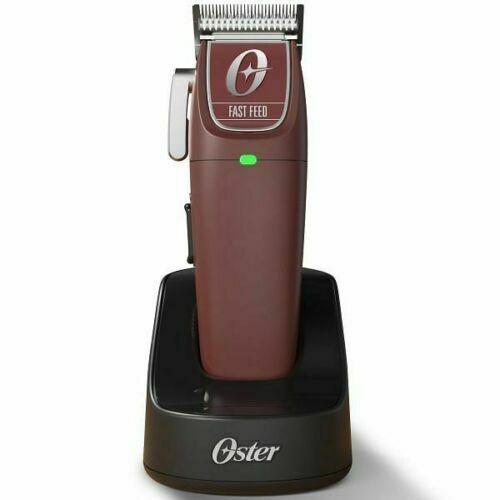 Oster Fast Feed Cordless Clipper Red